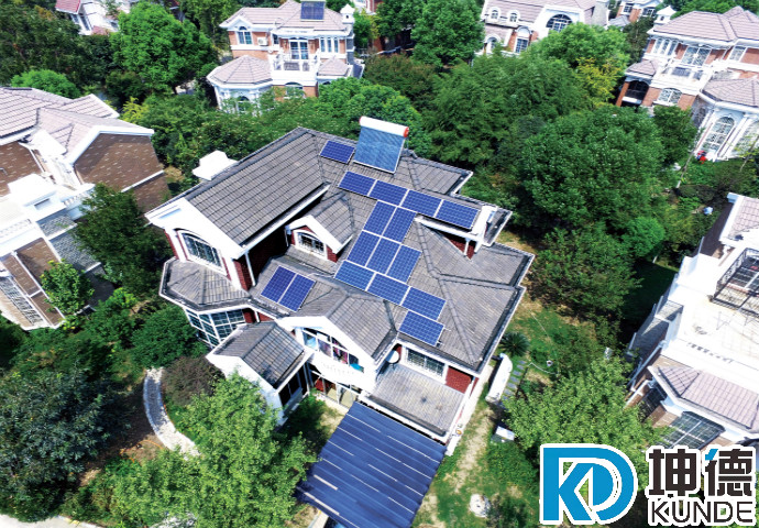河南省光伏發電公司4千瓦居民電站