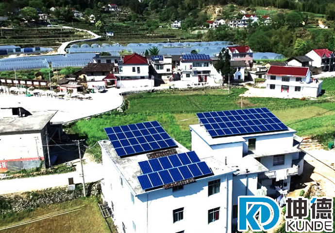 河南省光伏發電公司19千瓦居民電站